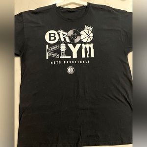 Brooklyn Nets‎ 2019 Fan Appreciation Night Black Cotton T-Shirt